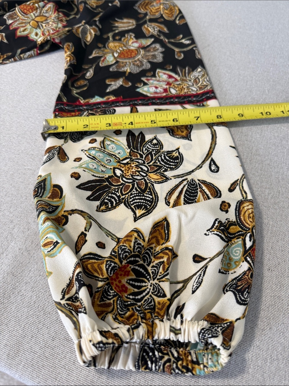Belle by Kim Gravel BOHO tunic blouse SZM - Picture 12 of 14